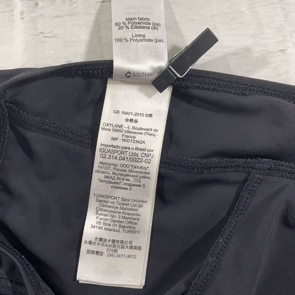 Women's Nabaiji Black/Pink One Piece Non Padded Swimsuit (L) C19 - Picture 8 of 11